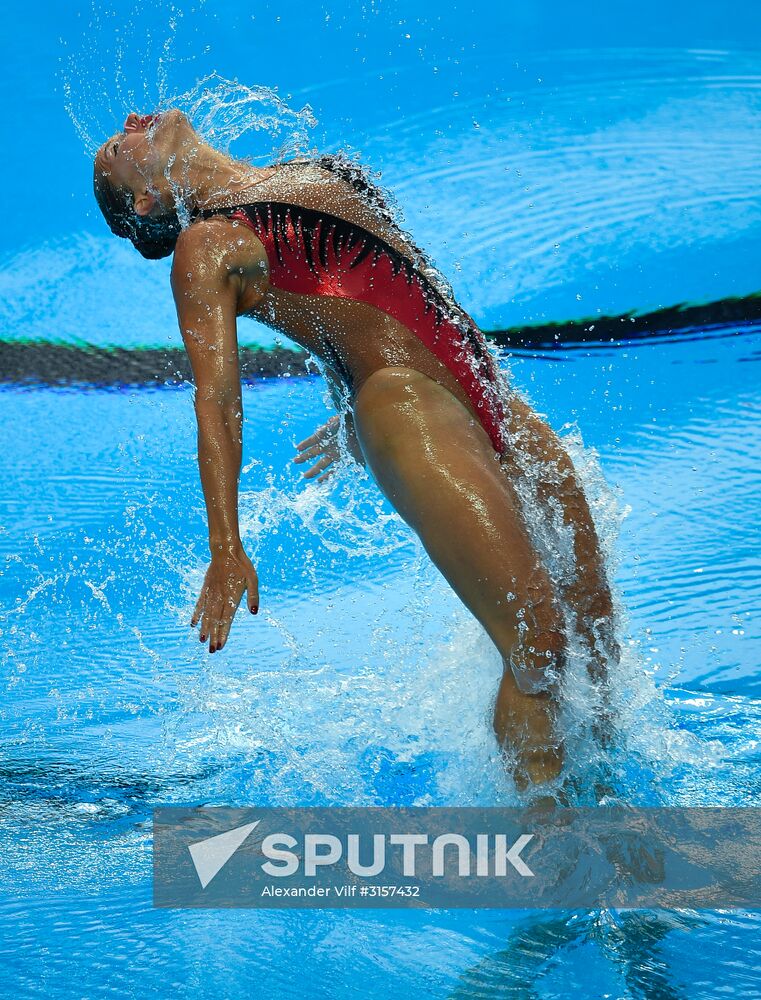 2017 FINA World Championships. Synchronized swimming. Mixed duet free routine. Finals
