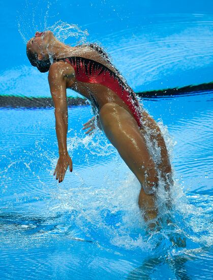 2017 FINA World Championships. Synchronized swimming. Mixed duet free routine. Finals