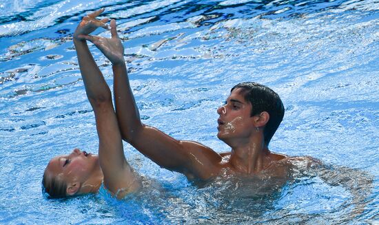 2017 FINA World Championships. Synchronized swimming. Mixed duet free routine. Finals