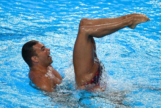 2017 FINA World Championships. Synchronized swimming. Mixed duet free routine. Finals