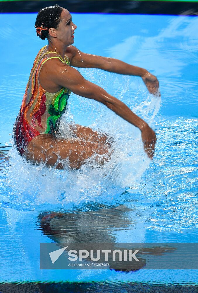 2017 FINA World Championships. Synchronized swimming. Mixed duet free routine. Finals