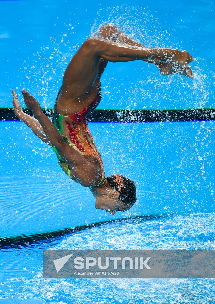 2017 FINA World Championships. Synchronized swimming. Mixed duet free routine. Finals