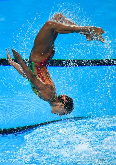 2017 FINA World Championships. Synchronized swimming. Mixed duet free routine. Finals