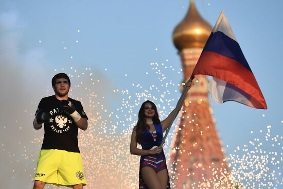 Russian Boxing Day on Red Square