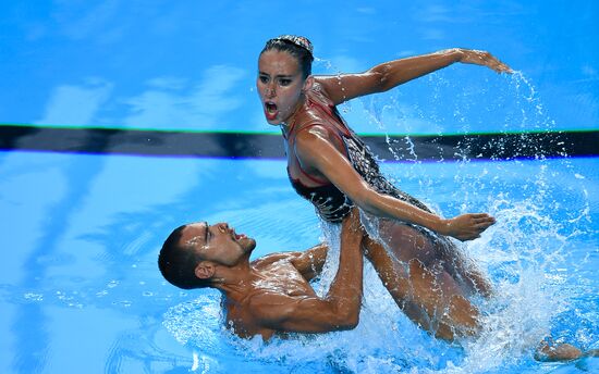 2017 FINA World Championships. Synchronized swimming. Mixed duet free routine. Finals