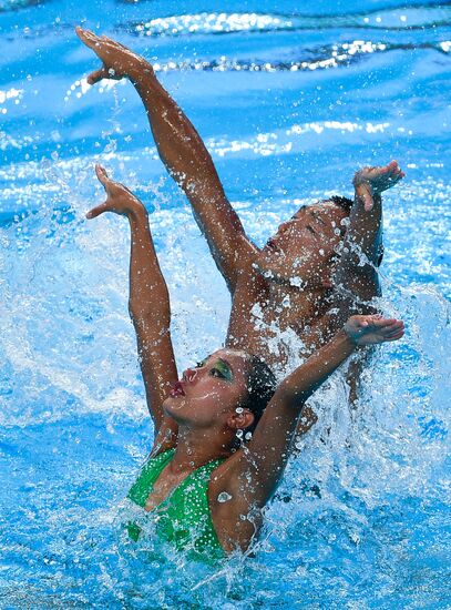 2017 FINA World Championships. Synchronized swimming. Mixed duet free routine. Finals
