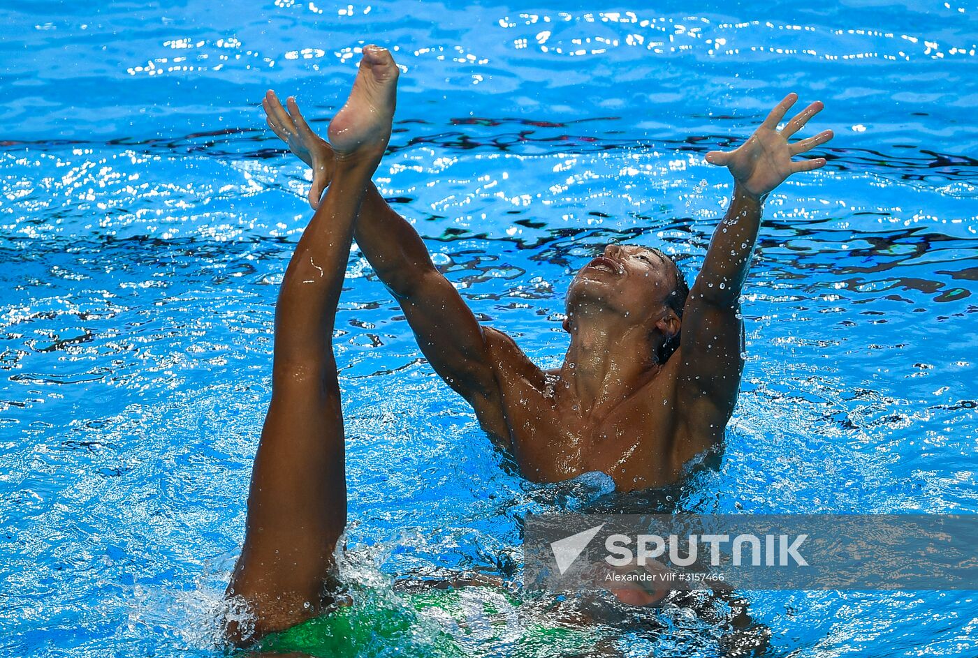 2017 FINA World Championships. Synchronized swimming. Mixed duet free routine. Finals