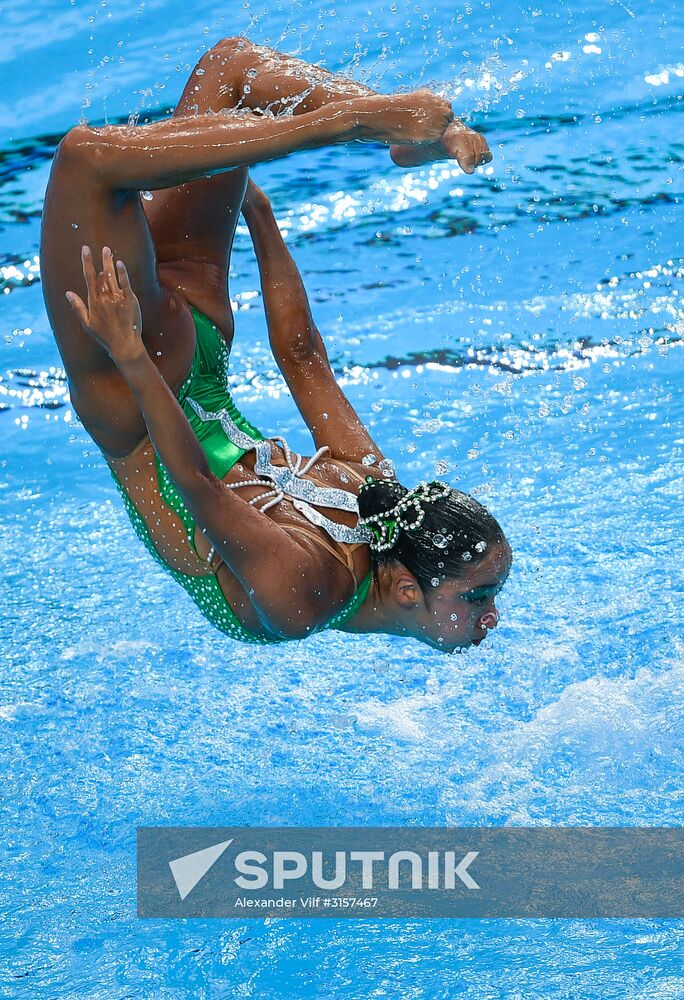 2017 FINA World Championships. Synchronized swimming. Mixed duet free routine. Finals