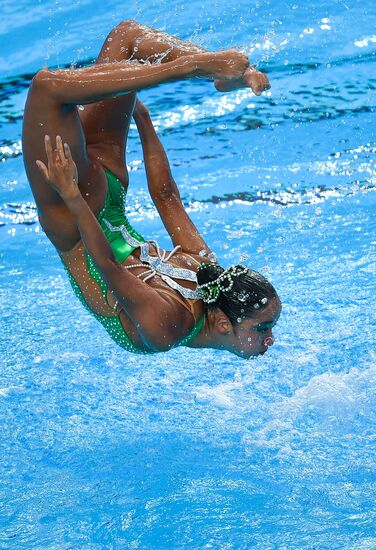 2017 FINA World Championships. Synchronized swimming. Mixed duet free routine. Finals