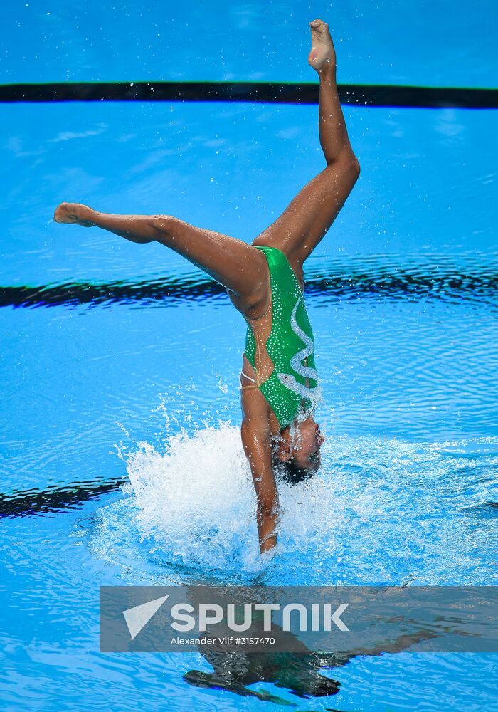2017 FINA World Championships. Synchronized swimming. Mixed duet free routine. Finals