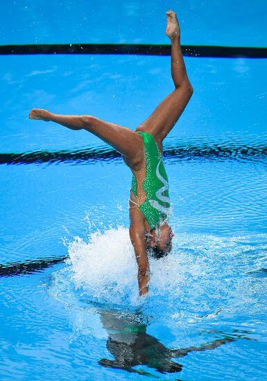 2017 FINA World Championships. Synchronized swimming. Mixed duet free routine. Finals