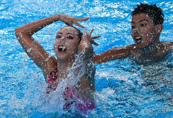 2017 FINA World Championships. Synchronized swimming. Mixed duet free routine. Finals