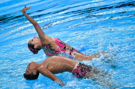 2017 FINA World Championships. Synchronized swimming. Mixed duet free routine. Finals