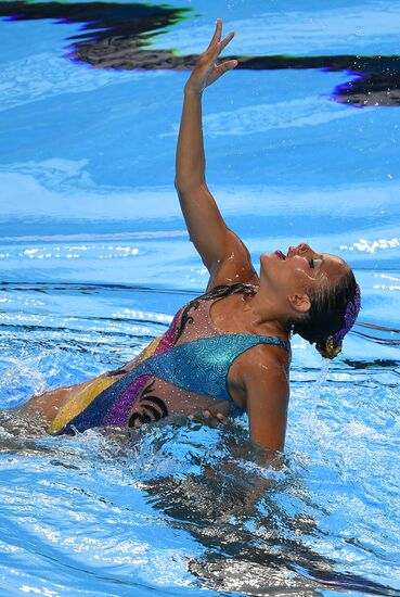 2017 FINA World Championships. Synchronized swimming. Mixed duet free routine. Finals
