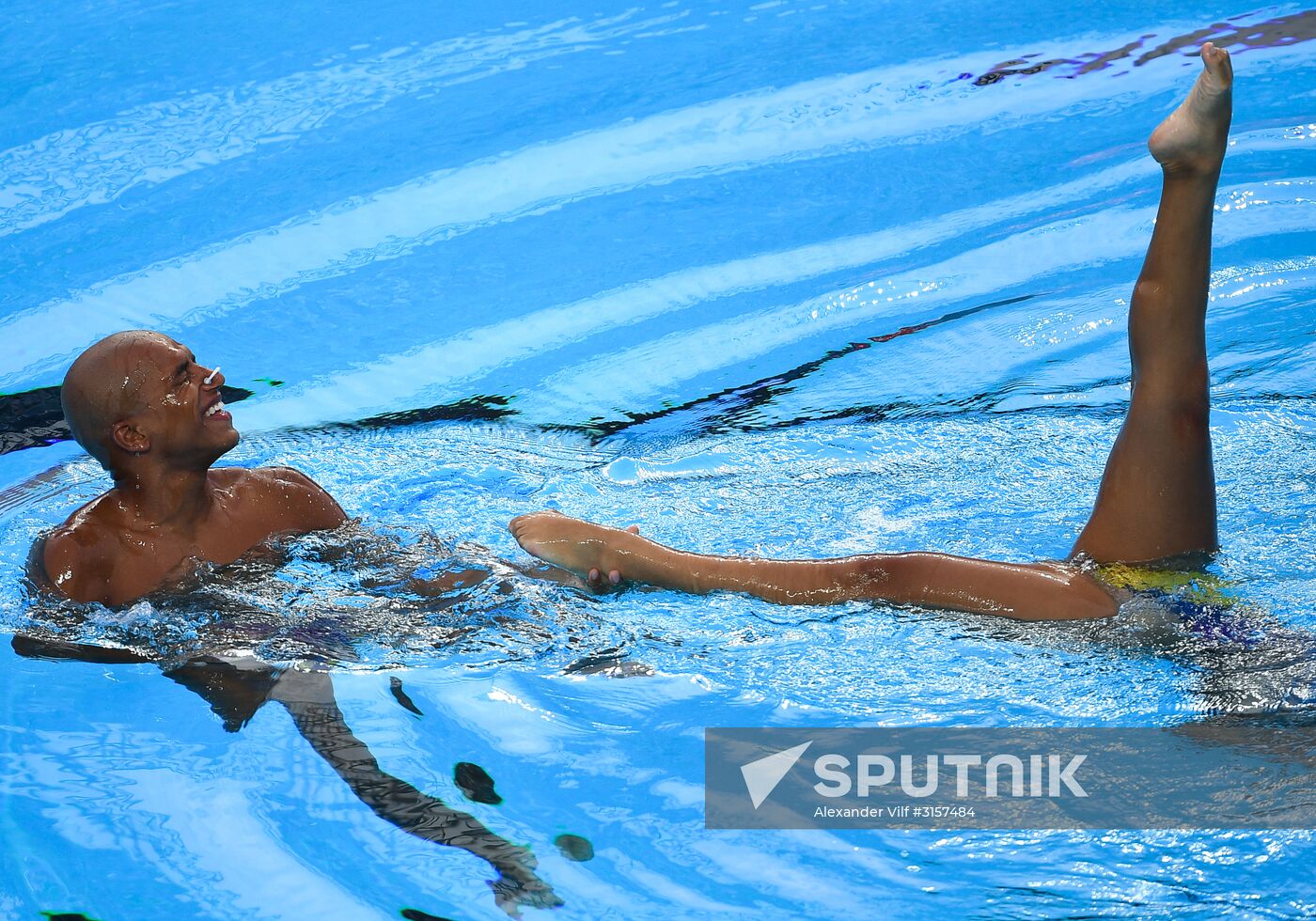 2017 FINA World Championships. Synchronized swimming. Mixed duet free routine. Finals