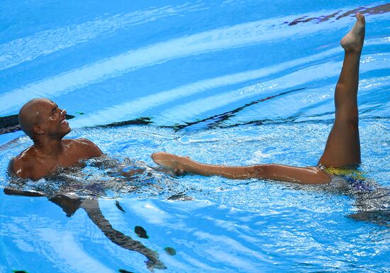2017 FINA World Championships. Synchronized swimming. Mixed duet free routine. Finals