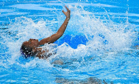 2017 FINA World Championships. Synchronized swimming. Mixed duet free routine. Finals