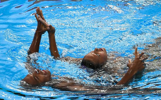 2017 FINA World Championships. Synchronized swimming. Mixed duet free routine. Finals