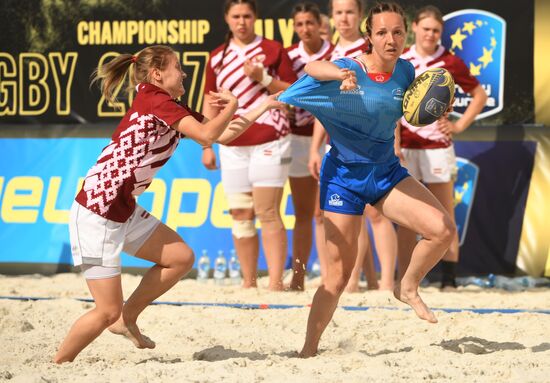 European Beach Fives Rugby Championship. Day One