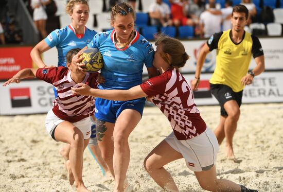 European Beach Fives Rugby Championship. Day One