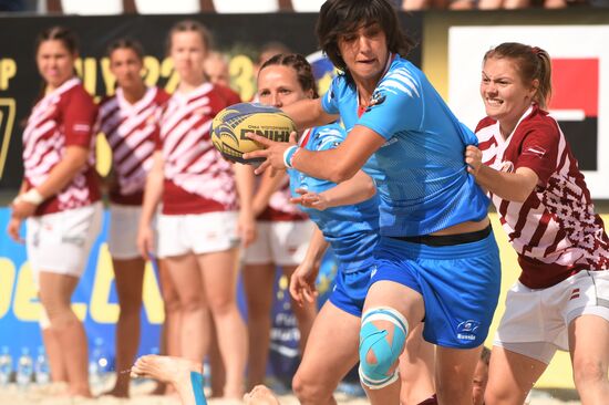 European Beach Fives Rugby Championship. Day One