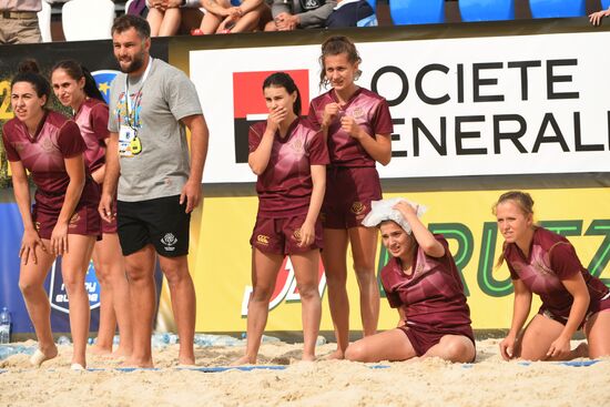 European Beach Fives Rugby Championship. Day one