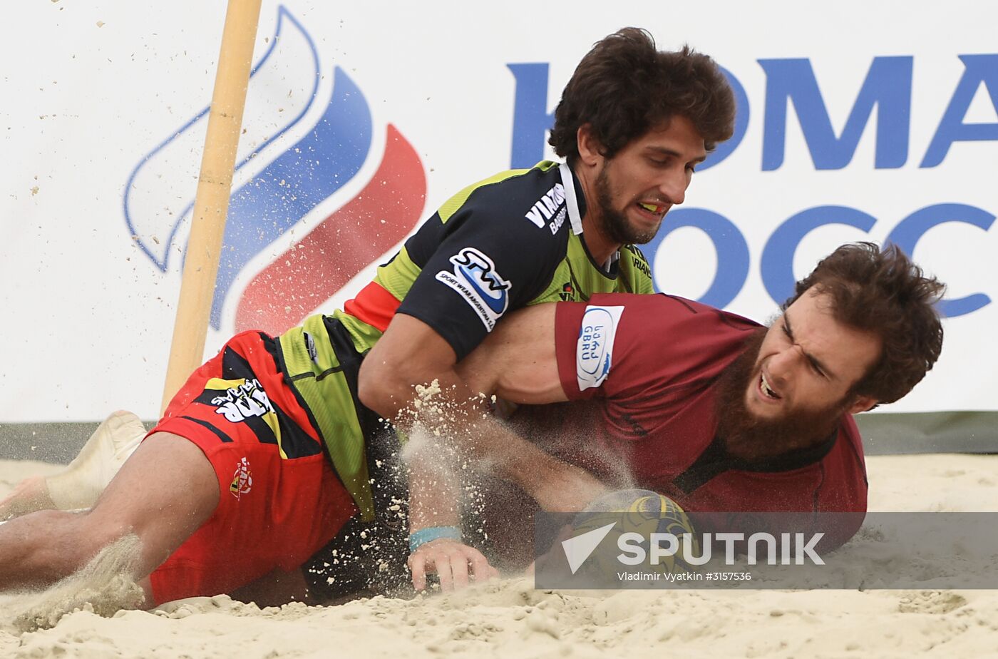 European Beach Fives Rugby Championship. Day one