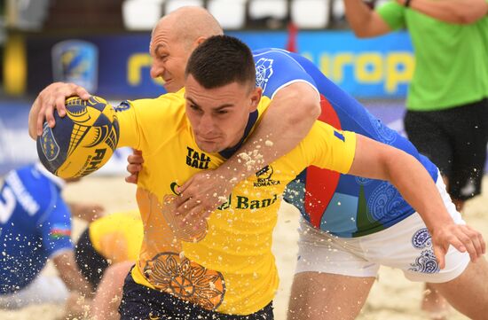 European Beach Fives Rugby Championship. Day one