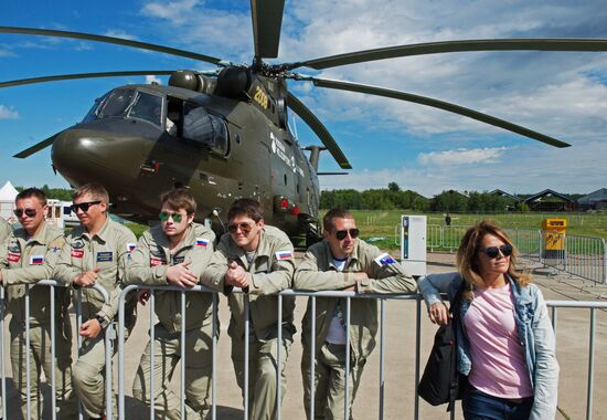 Closing of International Aviation and Space Salon MAKS-2017