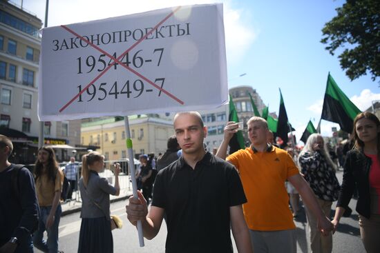March For the Free Internet in Moscow