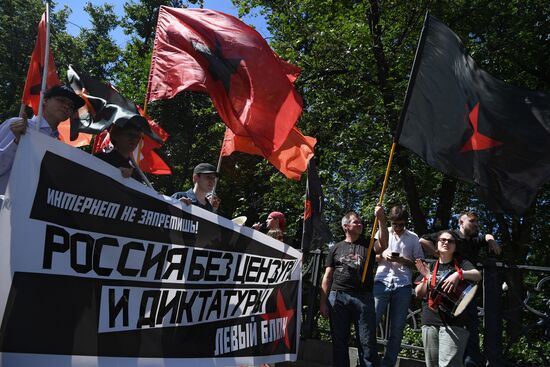 March For the Free Internet in Moscow