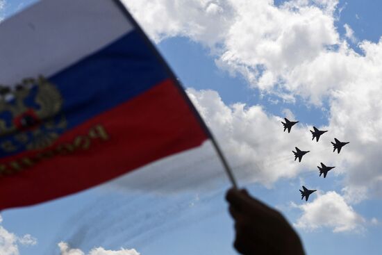 Closing of International Aviation and Space Salon MAKS-2017