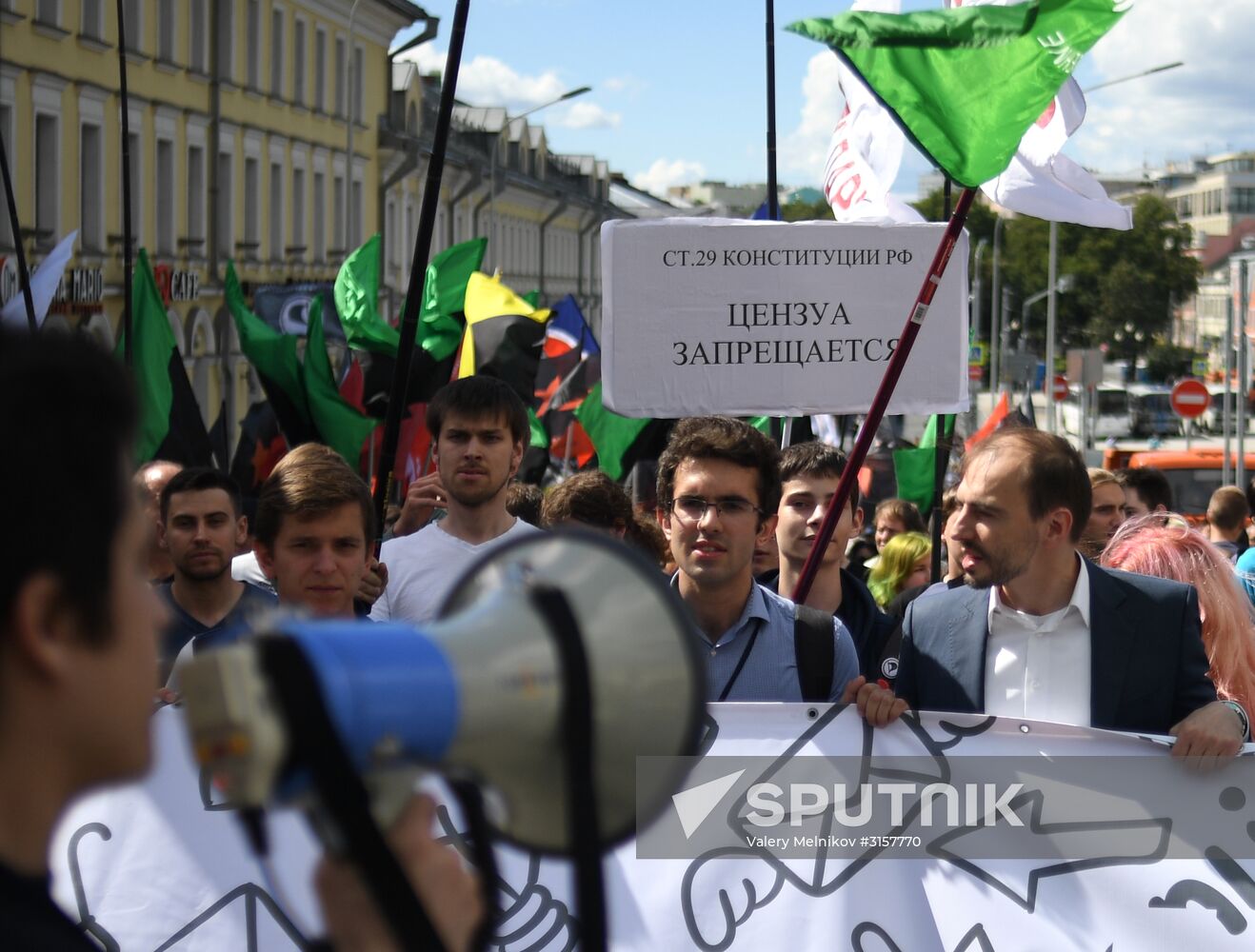 March For the Free Internet in Moscow