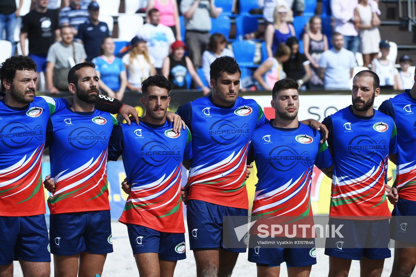 European Beach Fives Rugby Championship. Day two