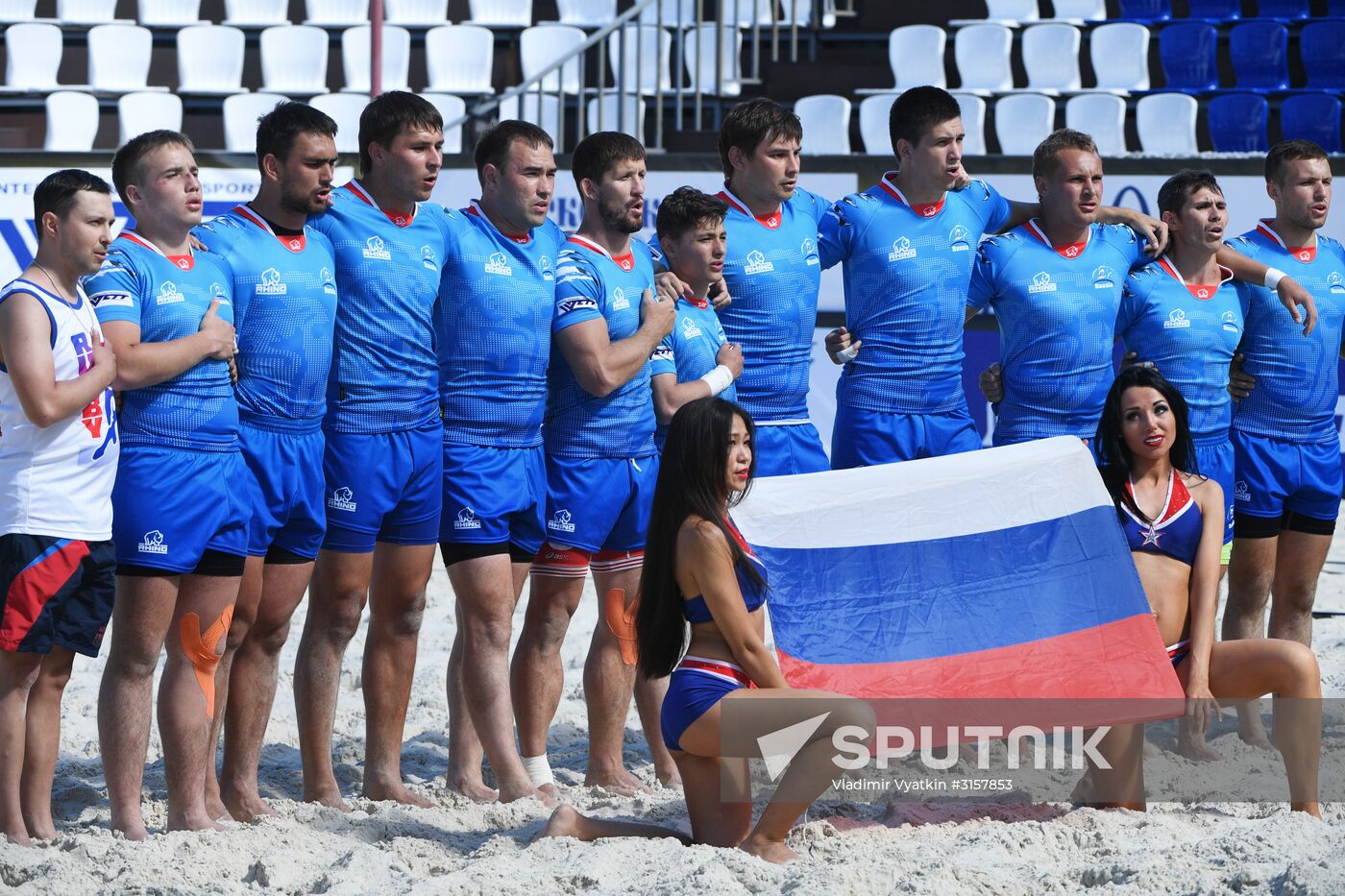 European Beach Fives Rugby Championship. Day two