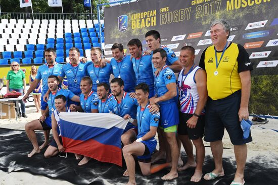 European Beach Fives Rugby Championship. Day two