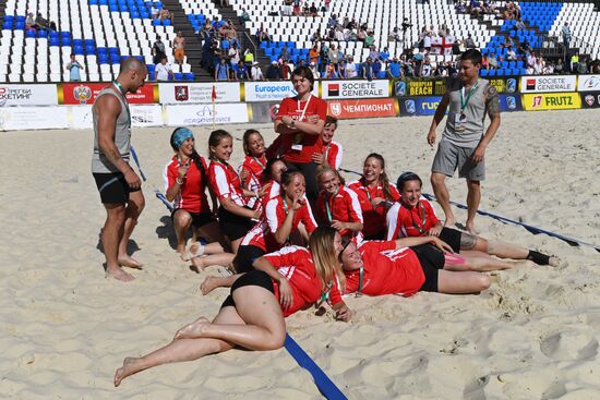 European Beach Fives Rugby Championship. Day two