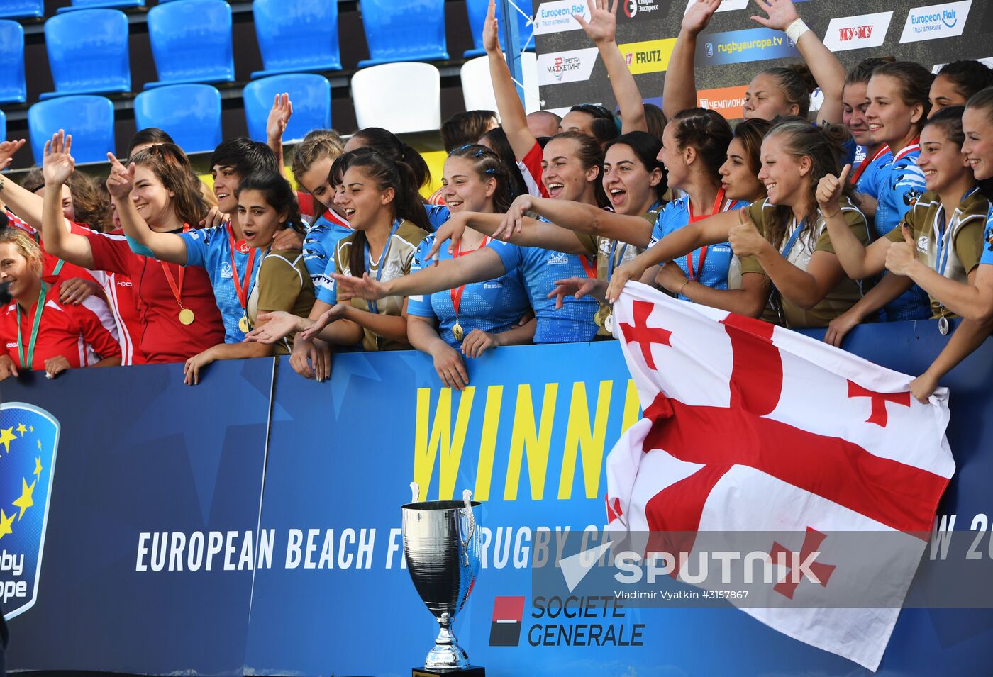 European Beach Fives Rugby Championship. Day two