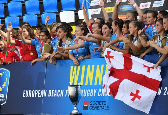 European Beach Fives Rugby Championship. Day two