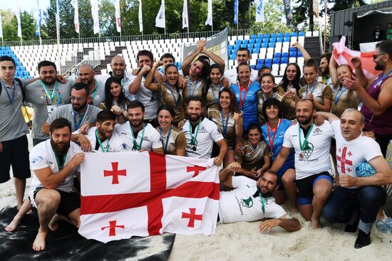European Beach Fives Rugby Championship. Day two