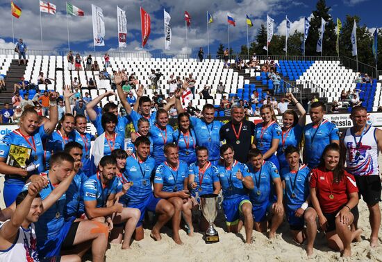 European Beach Fives Rugby Championship. Day two