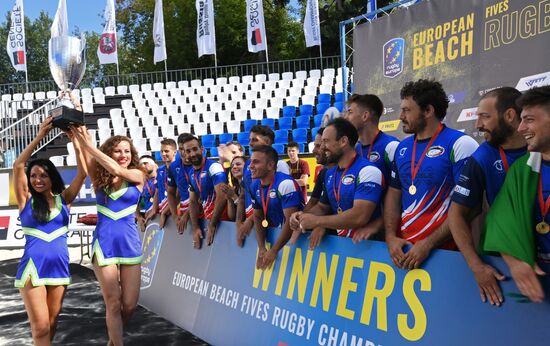 European Beach Fives Rugby Championship. Day two