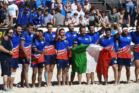 European Beach Fives Rugby Championship. Day two