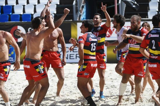 European Beach Fives Rugby Championship. Day two