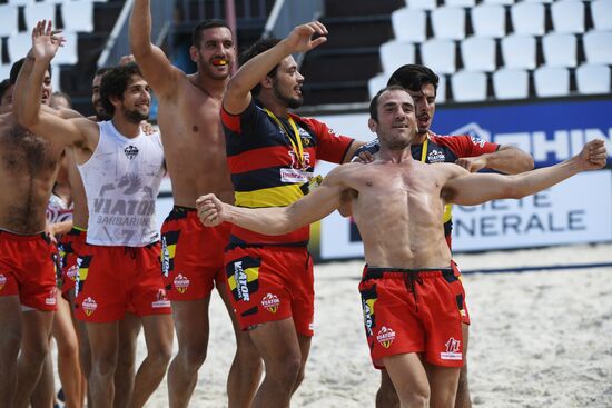 European Beach Fives Rugby Championship. Day two