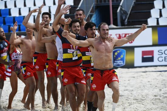 European Beach Fives Rugby Championship. Day two