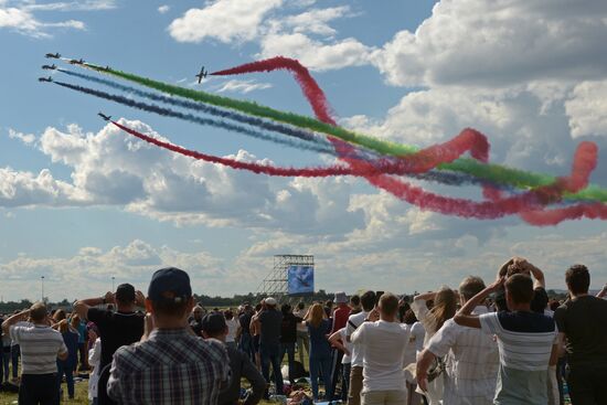 Closing of International Aviation and Space Salon MAKS-2017