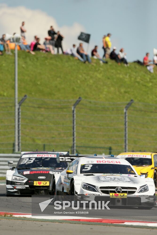 DTM motor-racing series. Round five. Day three