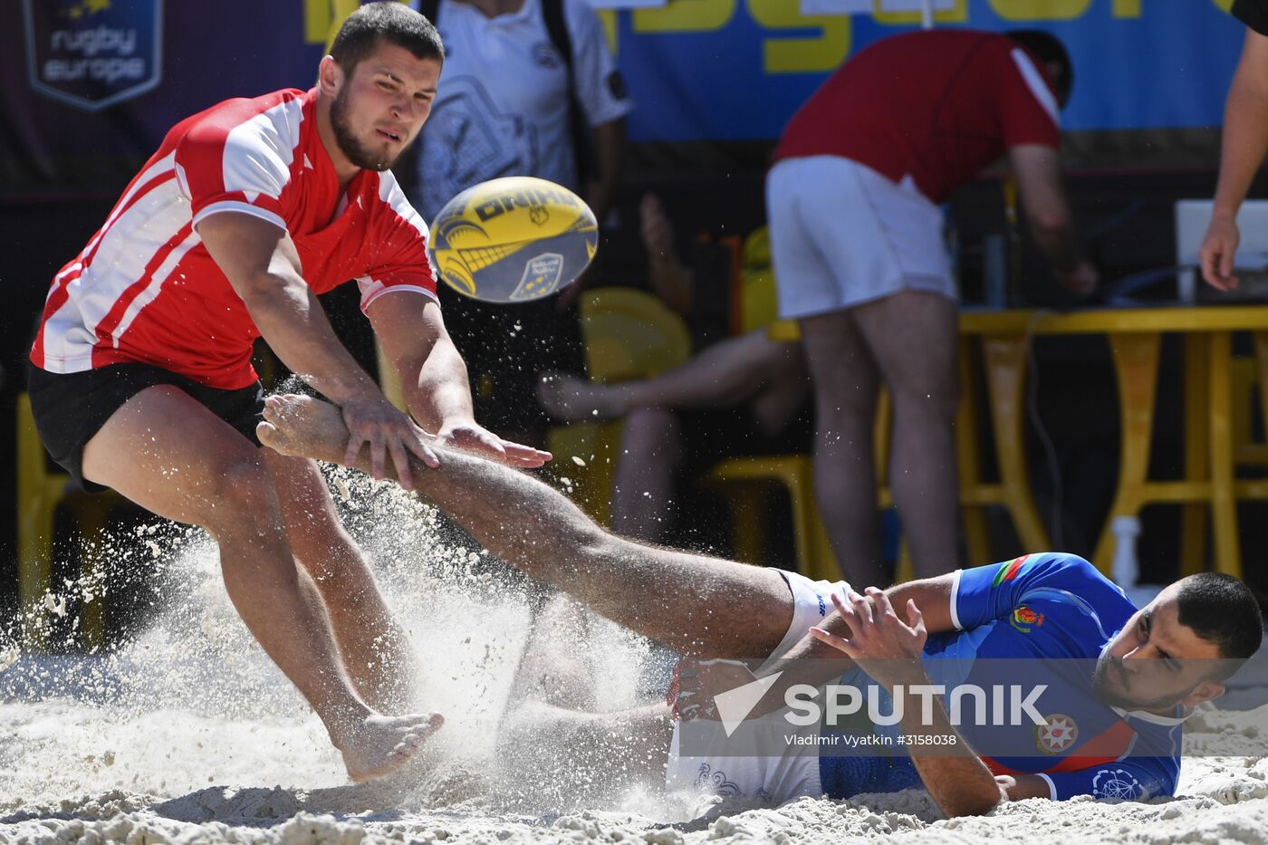 European Beach Fives Rugby Championship. Day two
