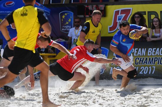 European Beach Fives Rugby Championship. Day two